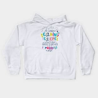 An Awesome Reading Teacher Gift Idea - Impossible to forget Kids Hoodie